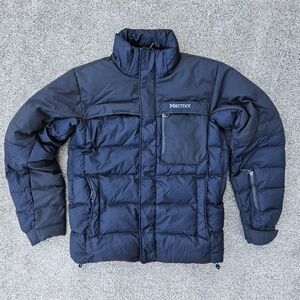 Marmot Shadow Jacket Black 700 Fill Duck Down Coat E71800 Mens Size Small
